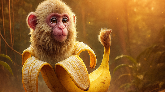 🍌🙈 Makakini Bananini! - La scimmia-banane