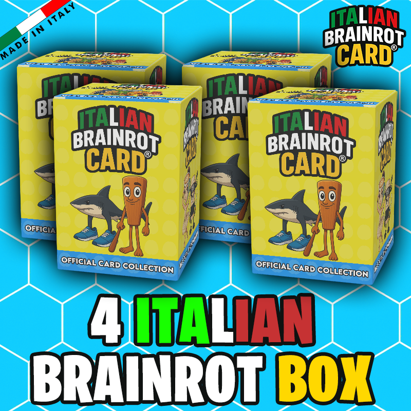 BOX ITALIAN BRAINROT CARD ® - Official Trading Card Game - TCG