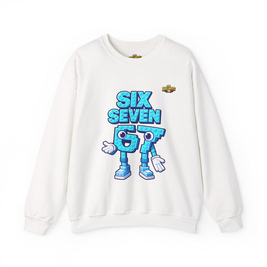 Felpa senza Cappuccio unisex The Brainrtos 67 #2 - Retro Pixel '97' Crewneck Sweatshirt