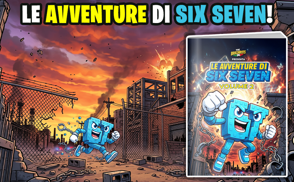 Fumetto Le Avventure di "Six Seven" Vol. 2 (Maggio 2026) Serie 67 – Spin-off di The Brainrots