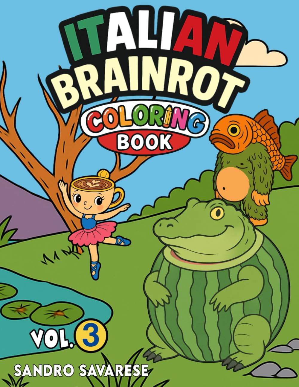 Italian Brainrot - Album da Colorare per Bambini "Coloring Book"