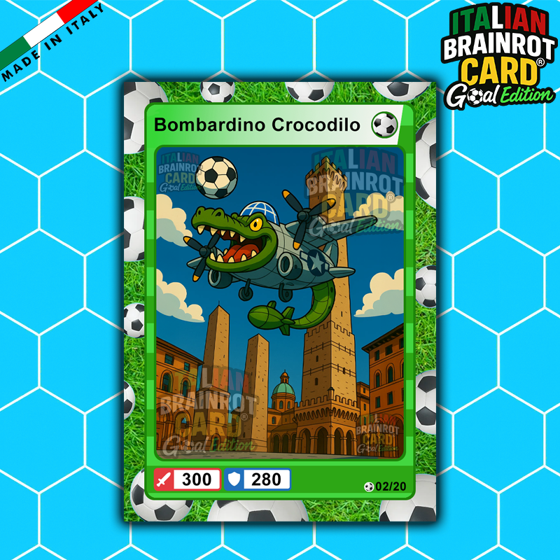 Box da 20 Cards - Italian Brainrot Card® "Goal Editon" 2025/26