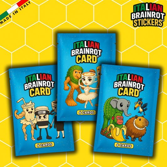 Sachet of ITALIAN BRAINROT CARD ® - Official Trading Card Game - TCG