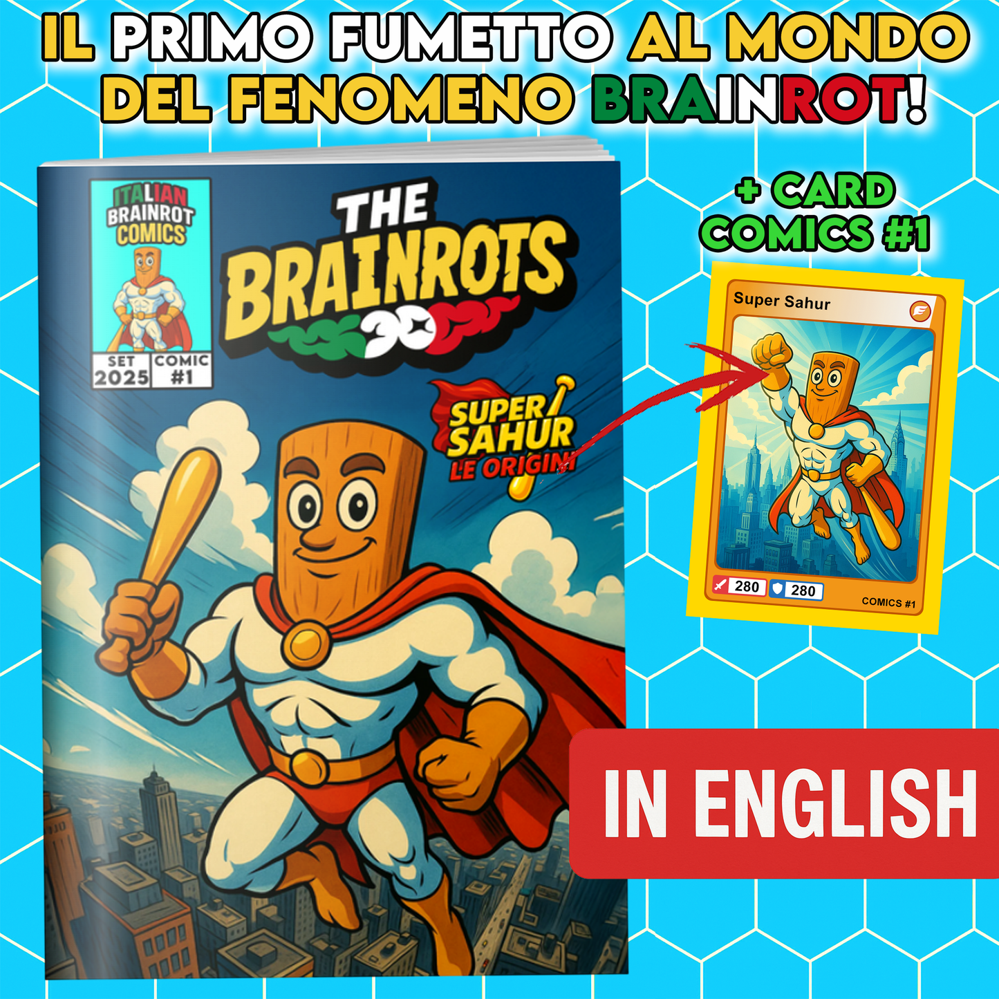 Fumetto THE BRAINROTS n. 1  Numero Uno - by Italian Brainrot Comics (Settembre 2025)