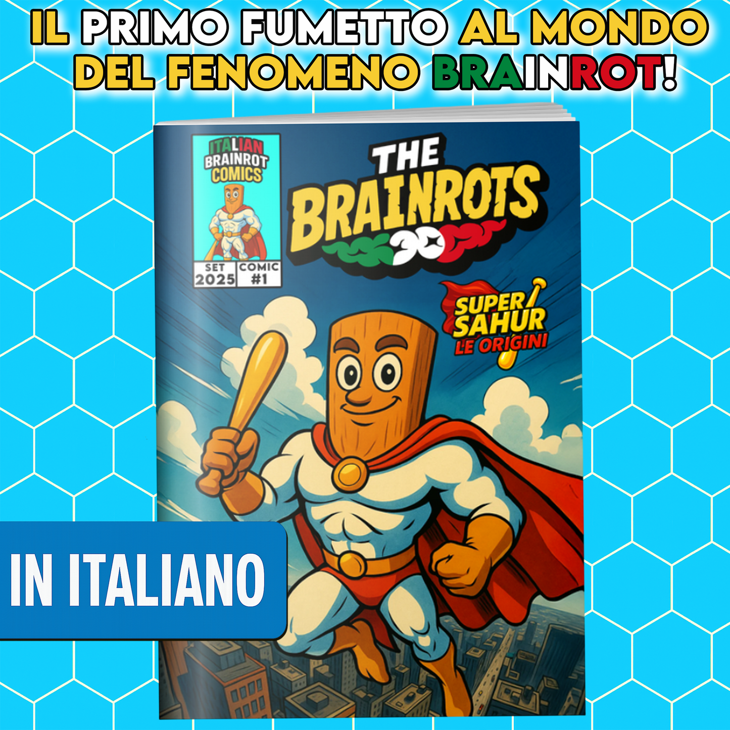 Fumetto THE BRAINROTS n. 1  Numero Uno - by Italian Brainrot Comics (Settembre 2025)