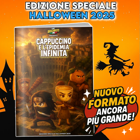 CAPPUCCINO E L'EPIDEMIA INFINITA - THE BRAINROTS COMICS BOOK : Speciale Halloween 2025: Una Storia Completa!