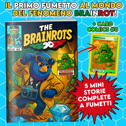 Fumetto THE BRAINROTS #0 - Numero Zero - by Italian Brainrot Comics (Luglio 2025)
