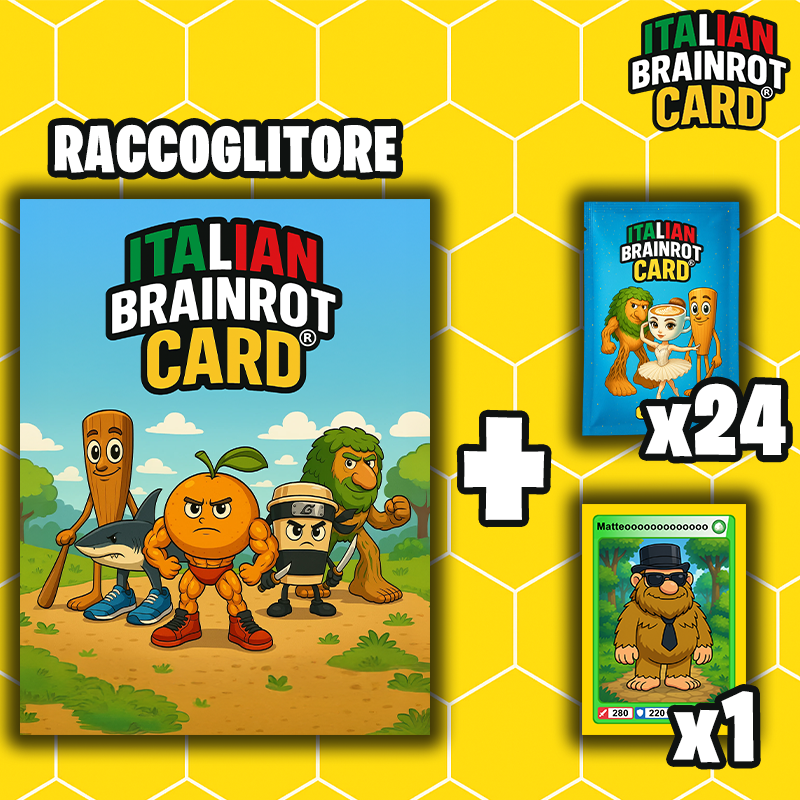 Starter Pack Raccoglitore di Carte - Italian Brainrot Card® Official TCG