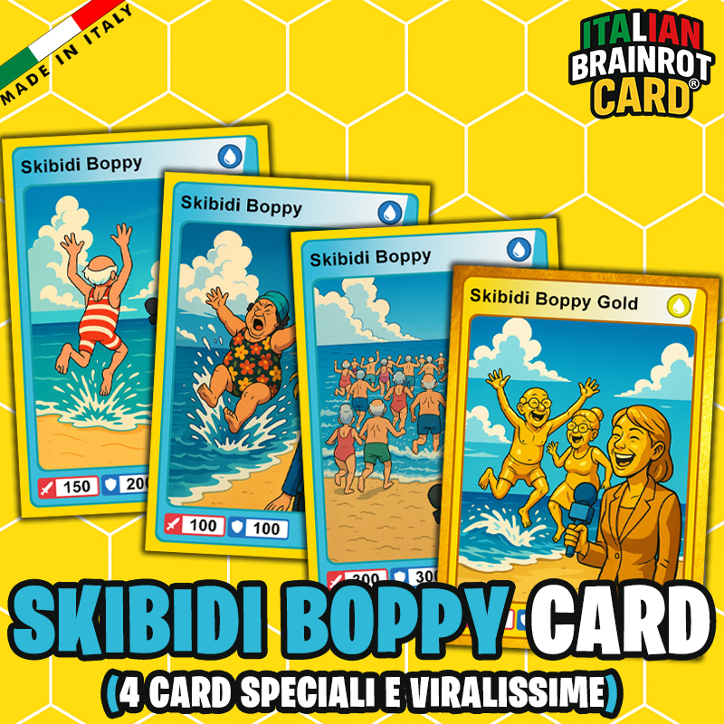 Skibidi Boppy Limited Edition di Italian Brainrot Card