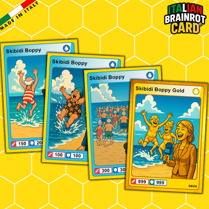 Skibidi Boppy Limited Edition di Italian Brainrot Card
