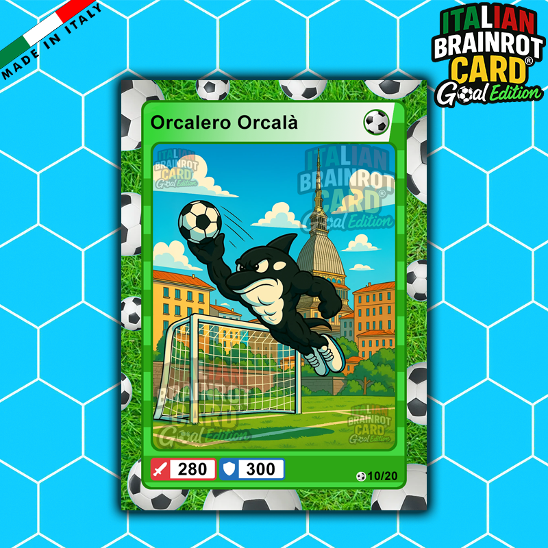 Box da 20 Cards - Italian Brainrot Card® "Goal Editon" 2025/26