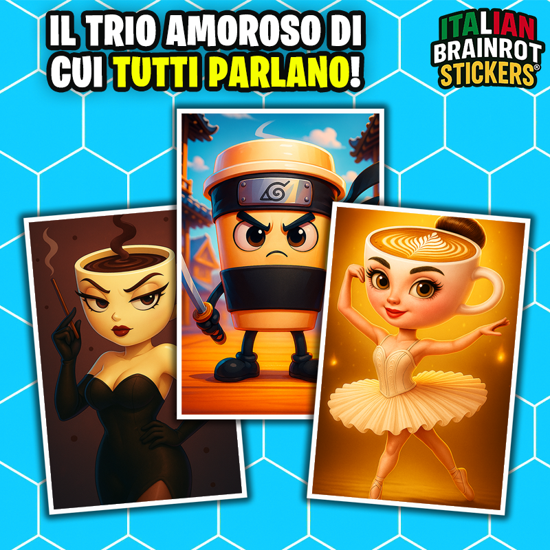 Album e/o Bustine di Figurine Italian Brainrot Stickers ® - Raccolta di Figurine Ufficiale del Brainrot Italiano