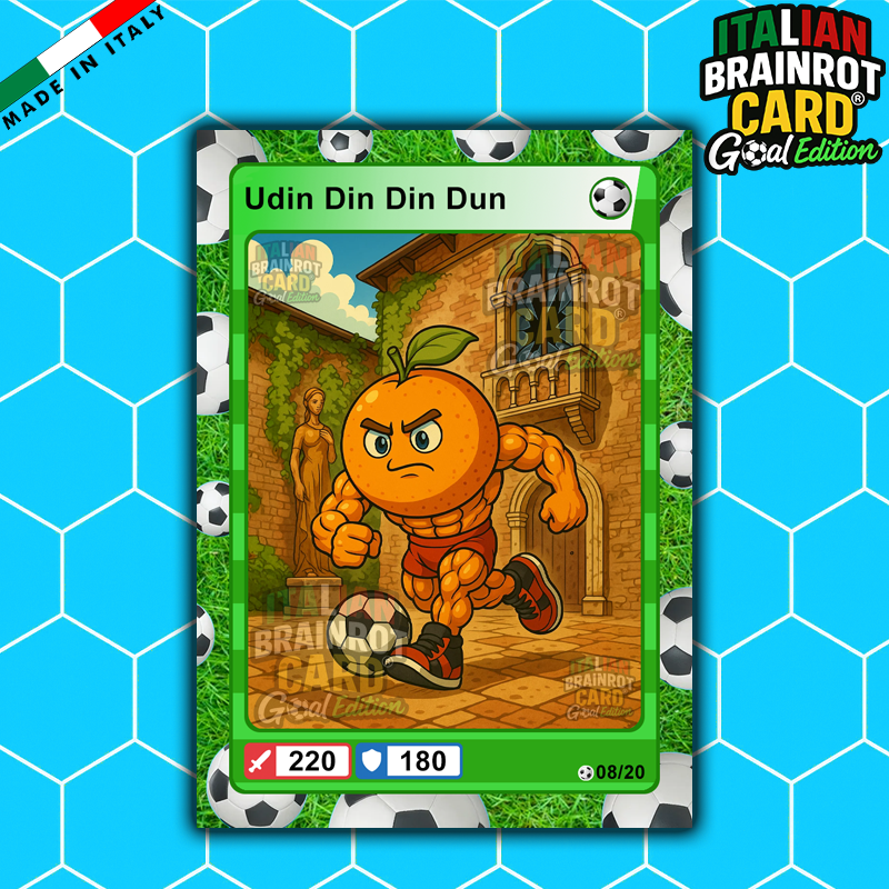 Box da 20 Cards - Italian Brainrot Card® "Goal Editon" 2025/26