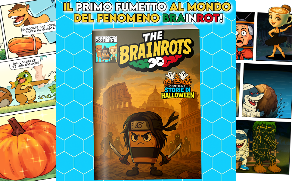 Fumetto THE BRAINROTS n. 2  Numero Due - Edizione Speciale Halloween (Ottobre 2025)