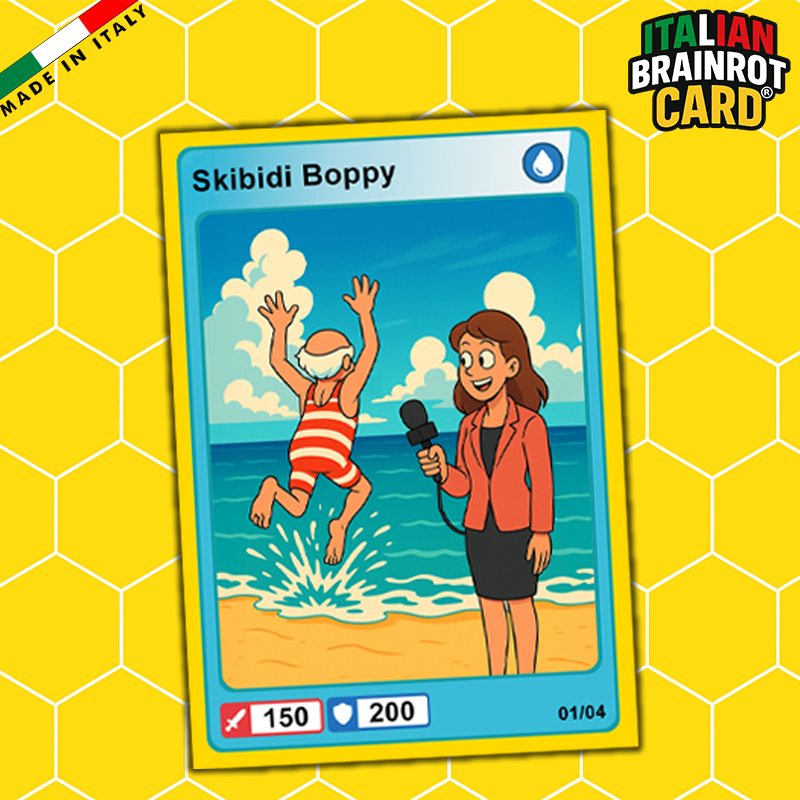 Skibidi Boppy Limited Edition di Italian Brainrot Card