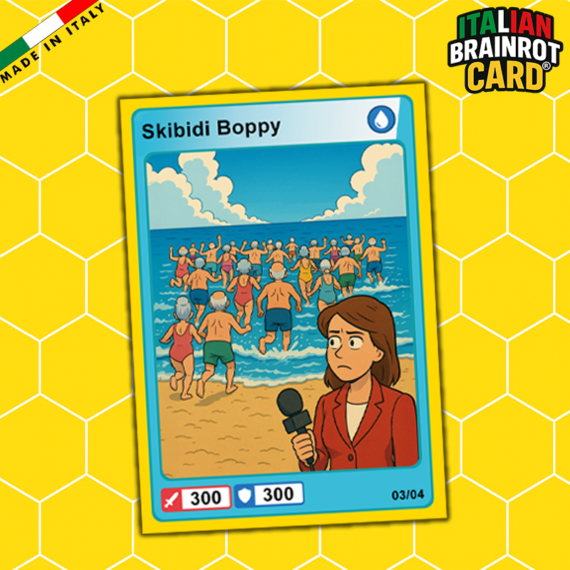 Skibidi Boppy Limited Edition di Italian Brainrot Card