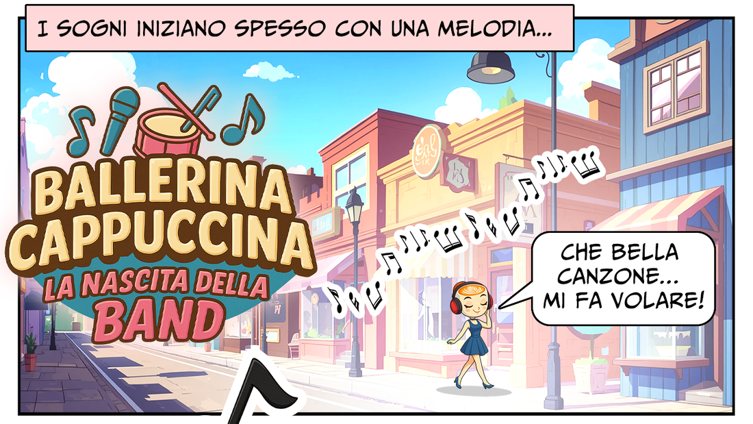 Storia : 🎤☕ Ballerina Cappuccina - La Nascita della Band