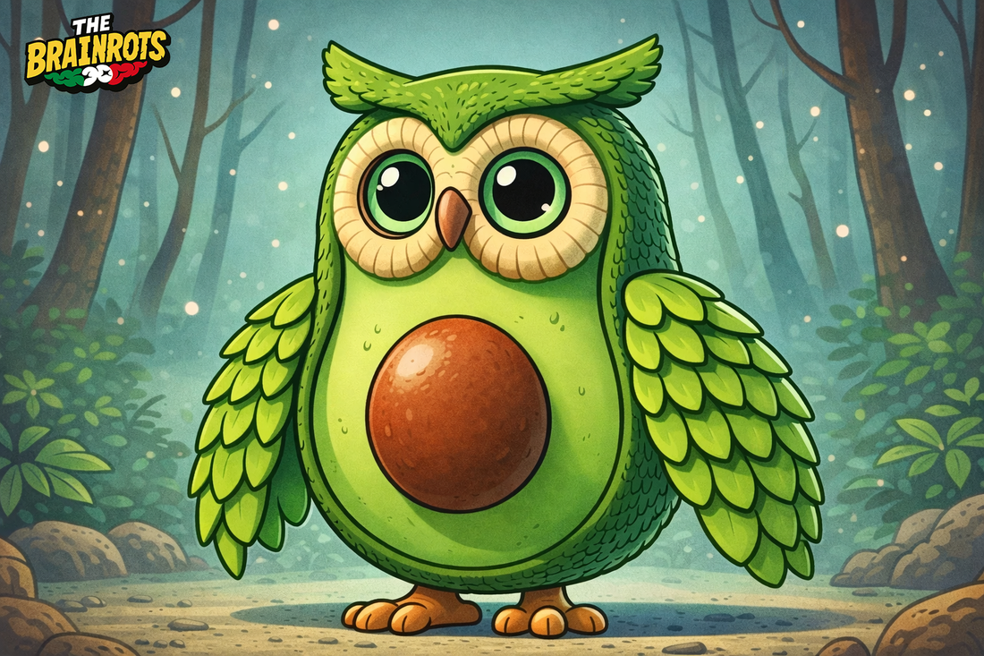 Nel Bosco Misterioso vive Avocadini Guffo