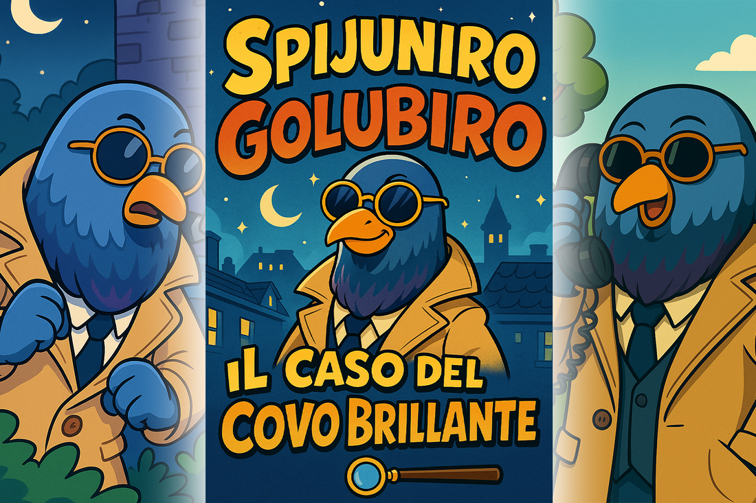 Storia: Spijuniro Colubiro – Il caso del Covo Brillante (The Brainrots n.0)