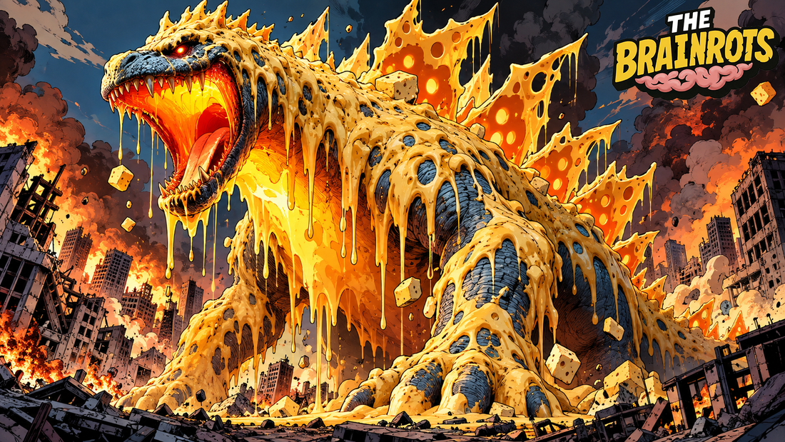 🧀🦖 Gorgonzilla – Il gigantesco Kaiju di formaggio degli Italian Brainrot