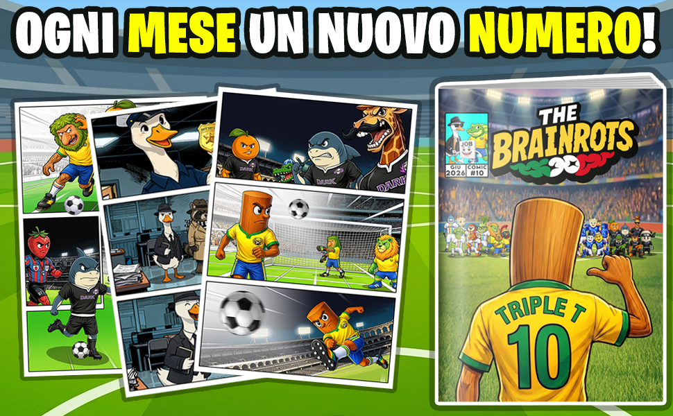 🧠⚽ THE BRAINROTS N.10 STA ARRIVANDO!