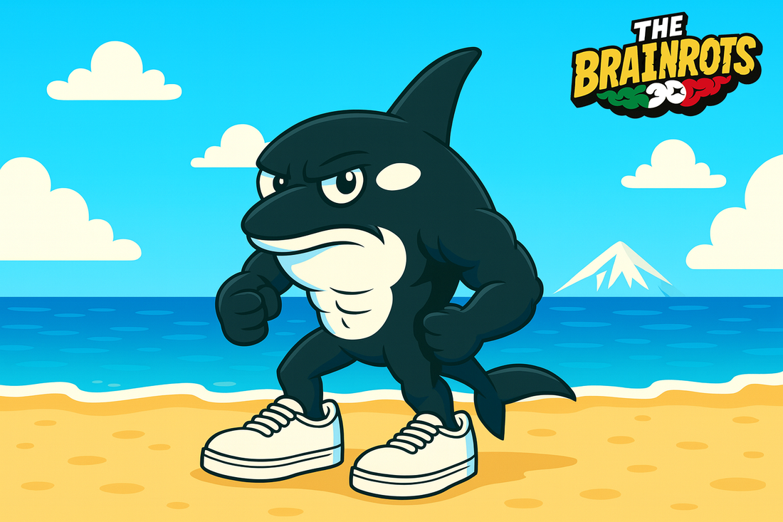 🐋🏴‍☠️ Orcalero Orcala - L’Orca Pirata dalle Sneakers Bianche