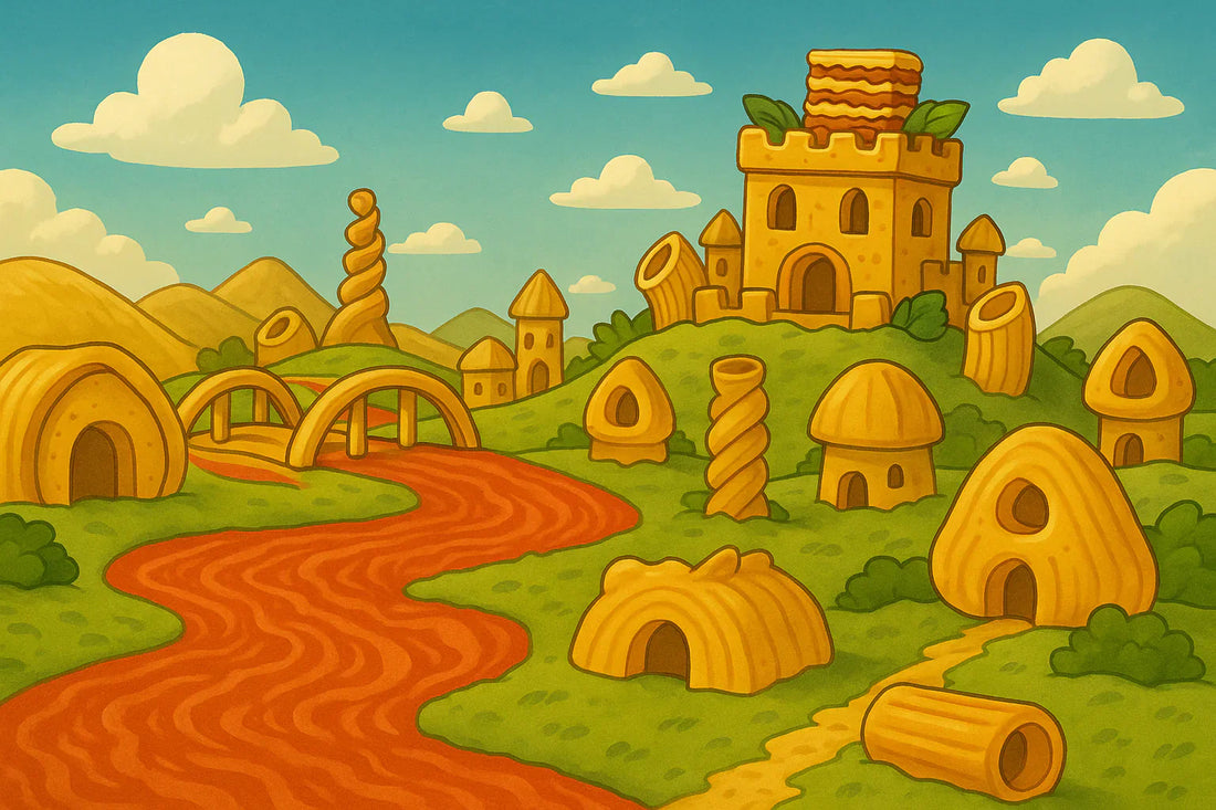 🍝 Benvenuti a Pastalandia: la capitale… al dente!