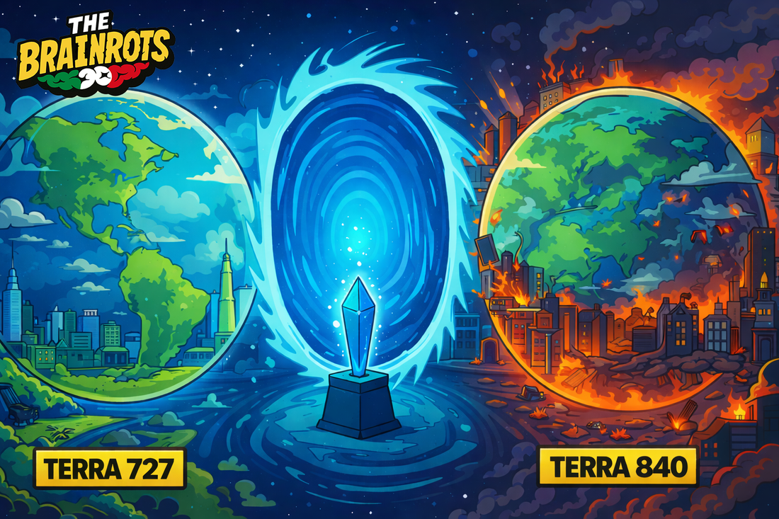 Terra 727 e Terra 840: le due realtà del Multiverso Brainrot