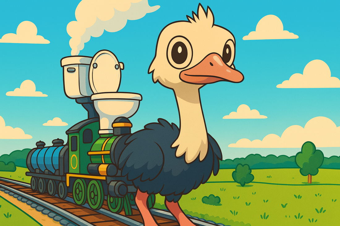 🚂🦩 Trenostruzzo Turbo 3000: Il Treno-Struzzo Più Pazzo