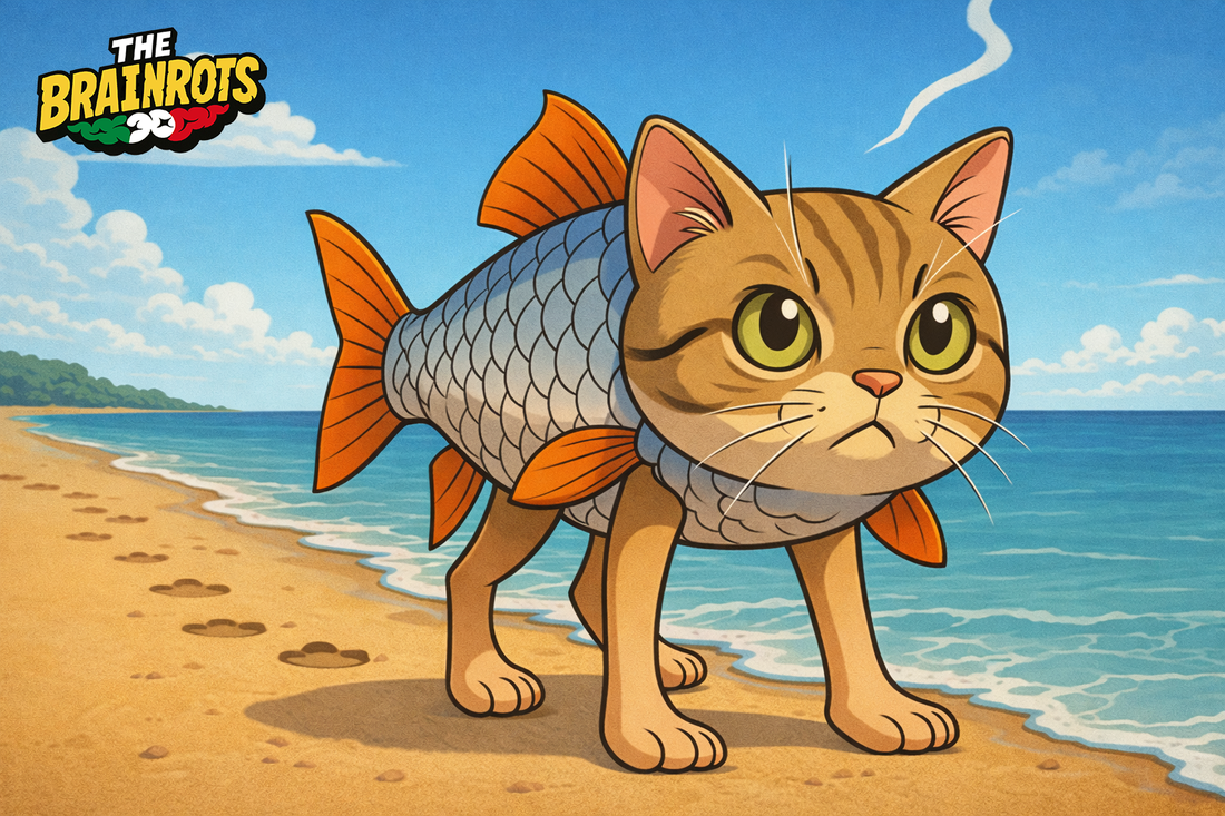 🐱🐟 Trulimero Trulicina : Il Brainrot che Cammina sulla Sabbia