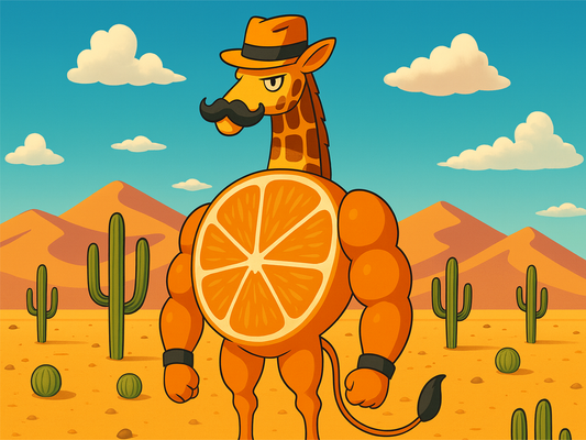 🦒🍊 Ganganzelli Trulala - La Giraffa Mafiosa