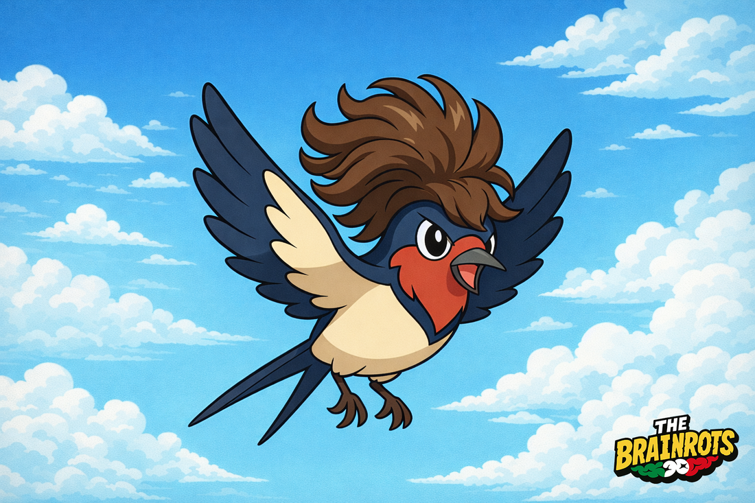 🕊️💈 Rondine Capellone la Rockstar Alata