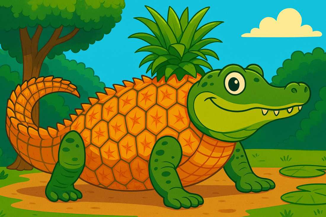 🍍🐊Coccodrillo o Frutto Tropicale?