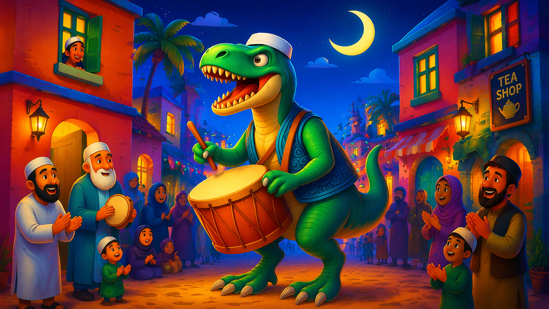 🦖🥁 Dino Sahur – Il Richiamo Notturno del Sahur Perduto