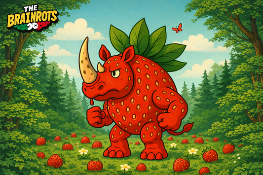 🦏🍓 Strawberryno Rhino - Il Rinoceronte che Sa di Fragola