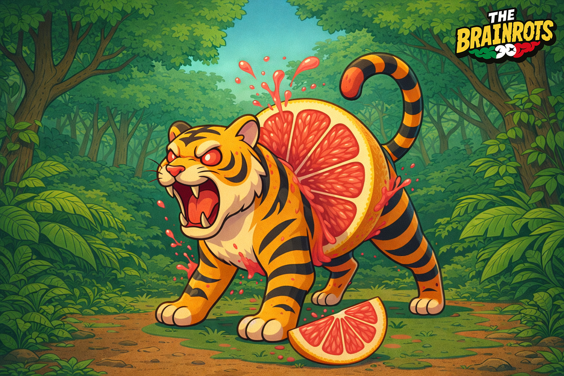 🐯🍊 Il Ruggito Agrumato di Tigroligre Frutonni o Tigrulli Grapefrutunni