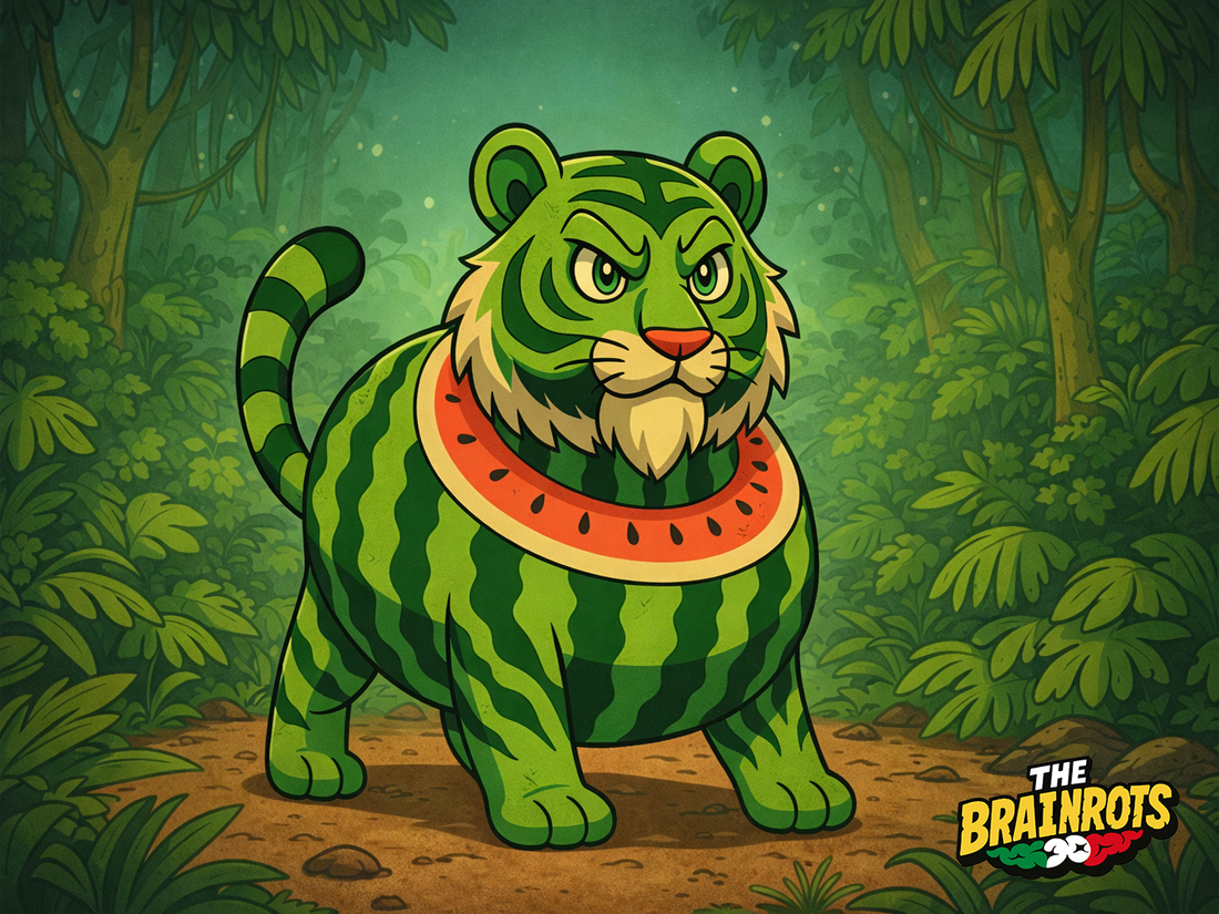 🍉 Tigrrullini Watermellini – Il cameraman con la faccia da tigre