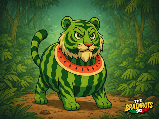 🍉 Tigrrullini Watermellini – Il cameraman con la faccia da tigre