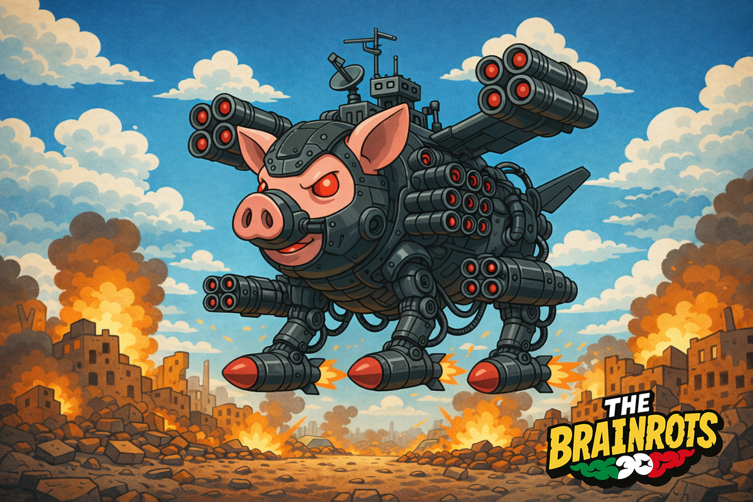 🐖💣 Zvinokriny Bombachini - Un maiale volante