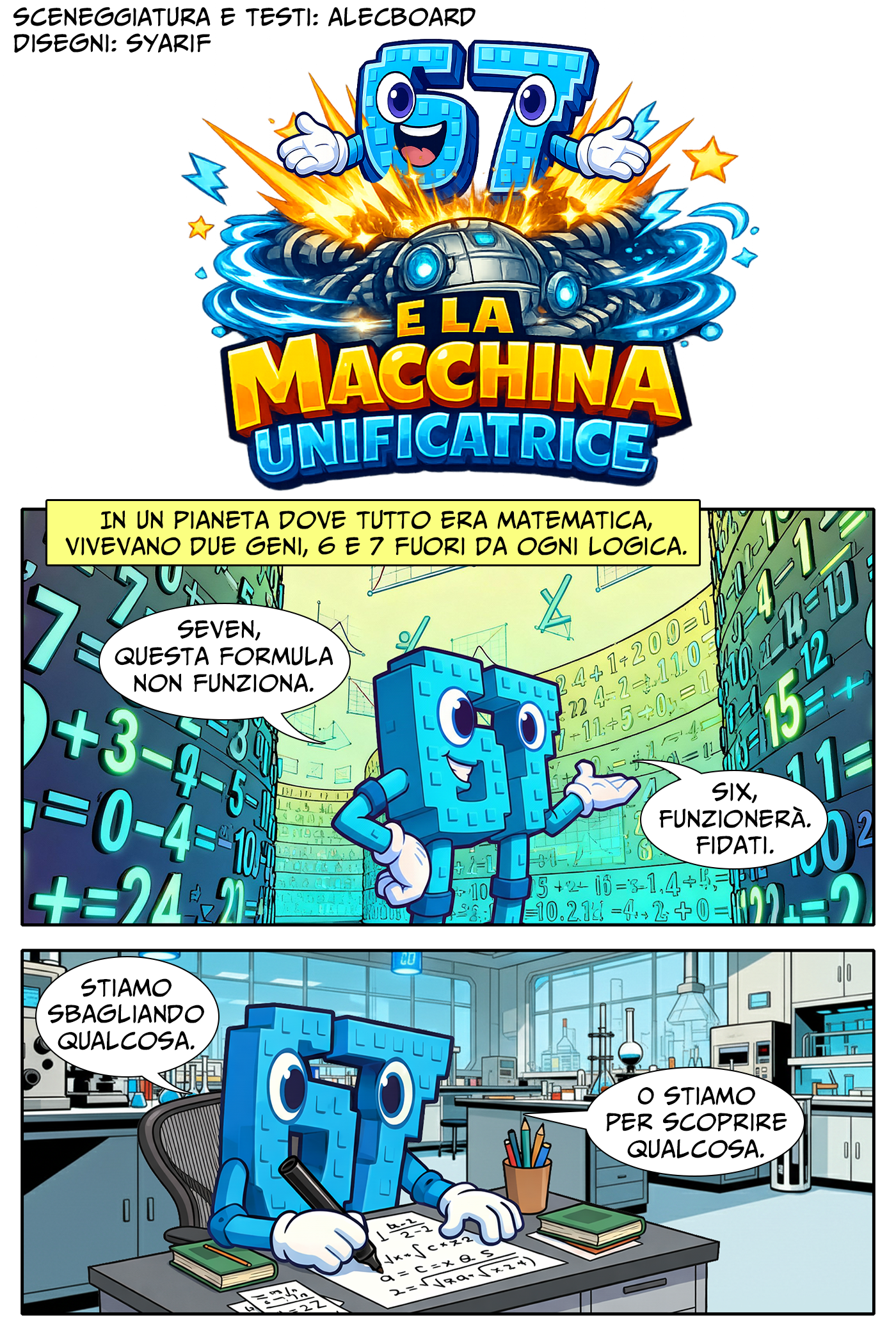 Fumetto Le Avventure di "Six Seven" Vol. 2 (Maggio 2026) Serie 67 – Spin-off di The Brainrots