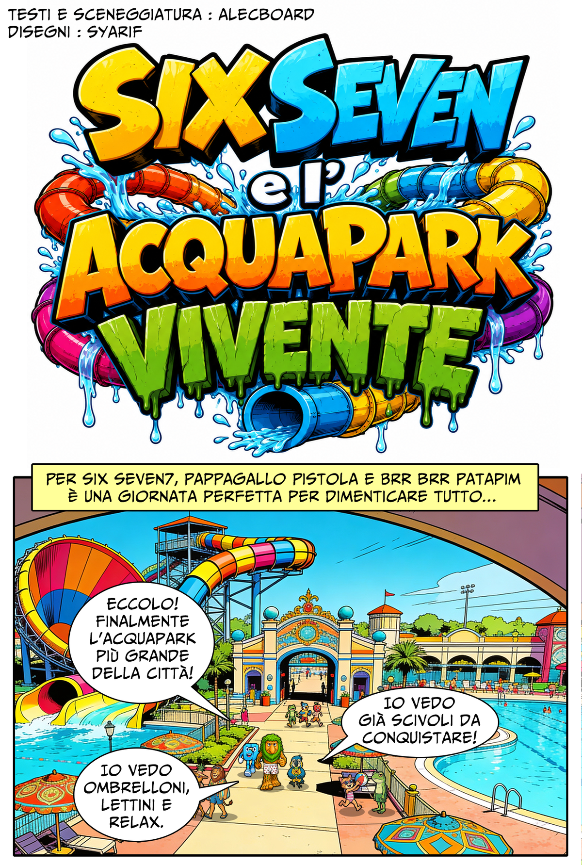 Fumetto Le Avventure di "Six Seven" Vol. 4 Serie 67 – Spin-off di The Brainrots