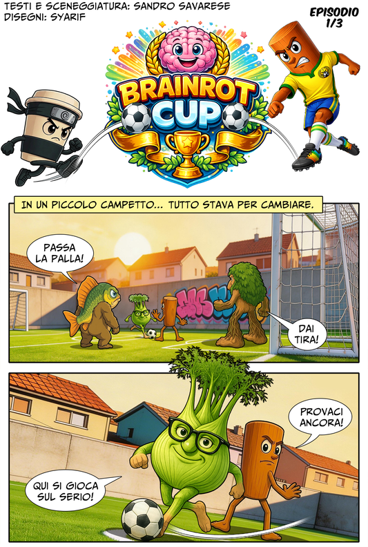 Fumetto The Brainrots n. 8 (Aprile 2026)