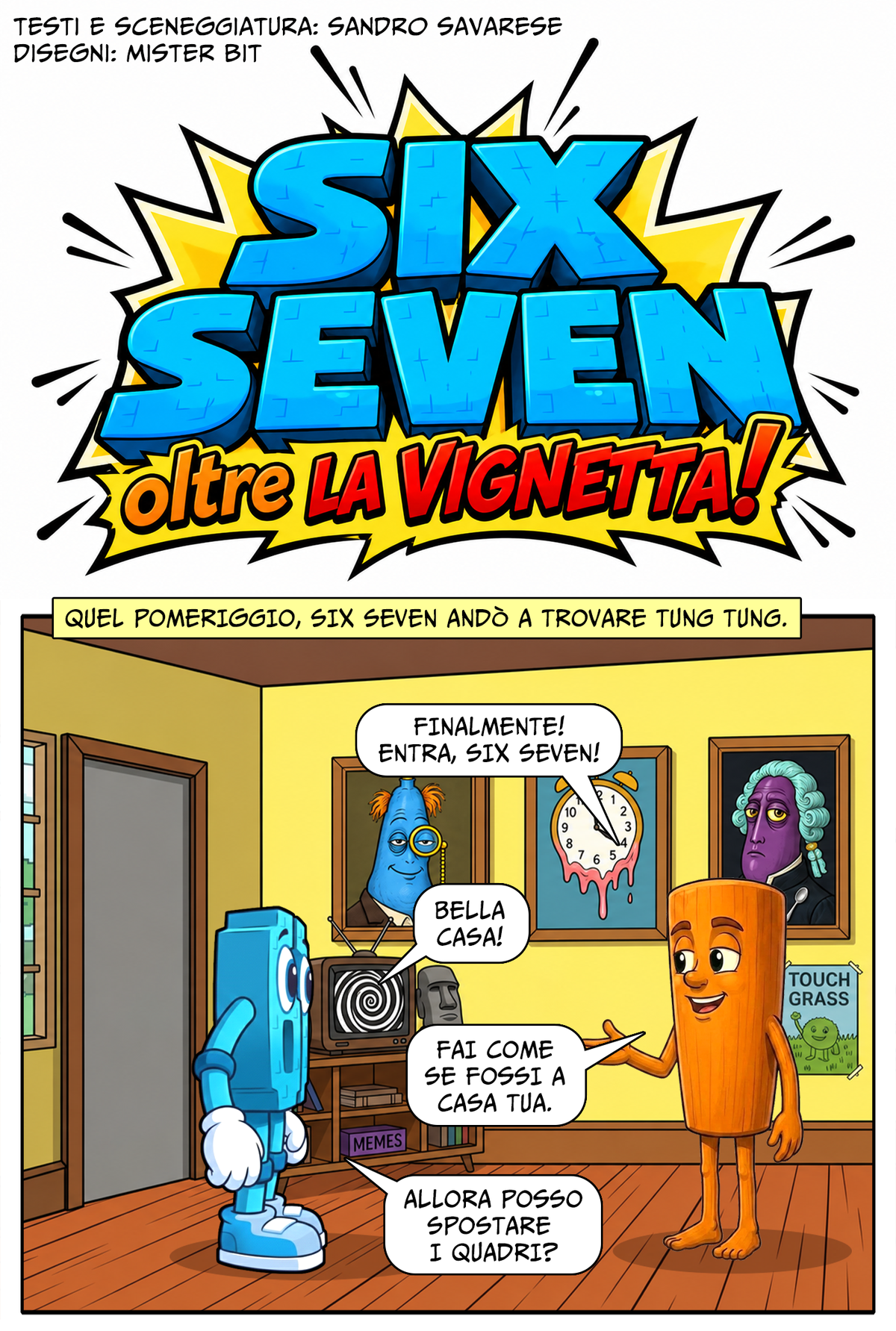 Fumetto Le Avventure di "Six Seven" Vol. 4 Serie 67 – Spin-off di The Brainrots