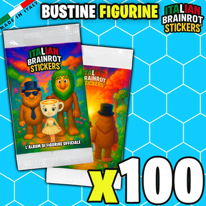 Album e/o Bustine di Figurine Italian Brainrot Stickers ® - Raccolta di Figurine Ufficiale del Brainrot Italiano