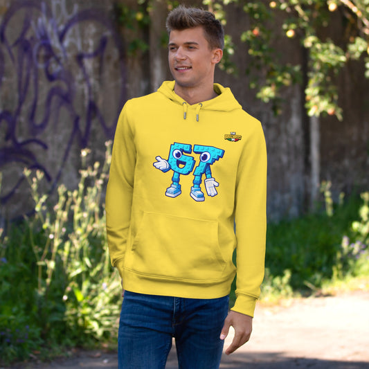 Felpa con Cappuccio unisex The Brainrtos 67 Six Seven #1 - King Graphic Hoodie — Cute Blue 97 Character Streetwear Sweatshirt