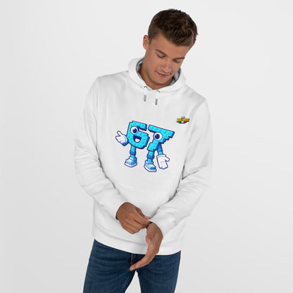 Felpa con Cappuccio unisex The Brainrtos 67 Six Seven #1 - King Graphic Hoodie — Cute Blue 97 Character Streetwear Sweatshirt