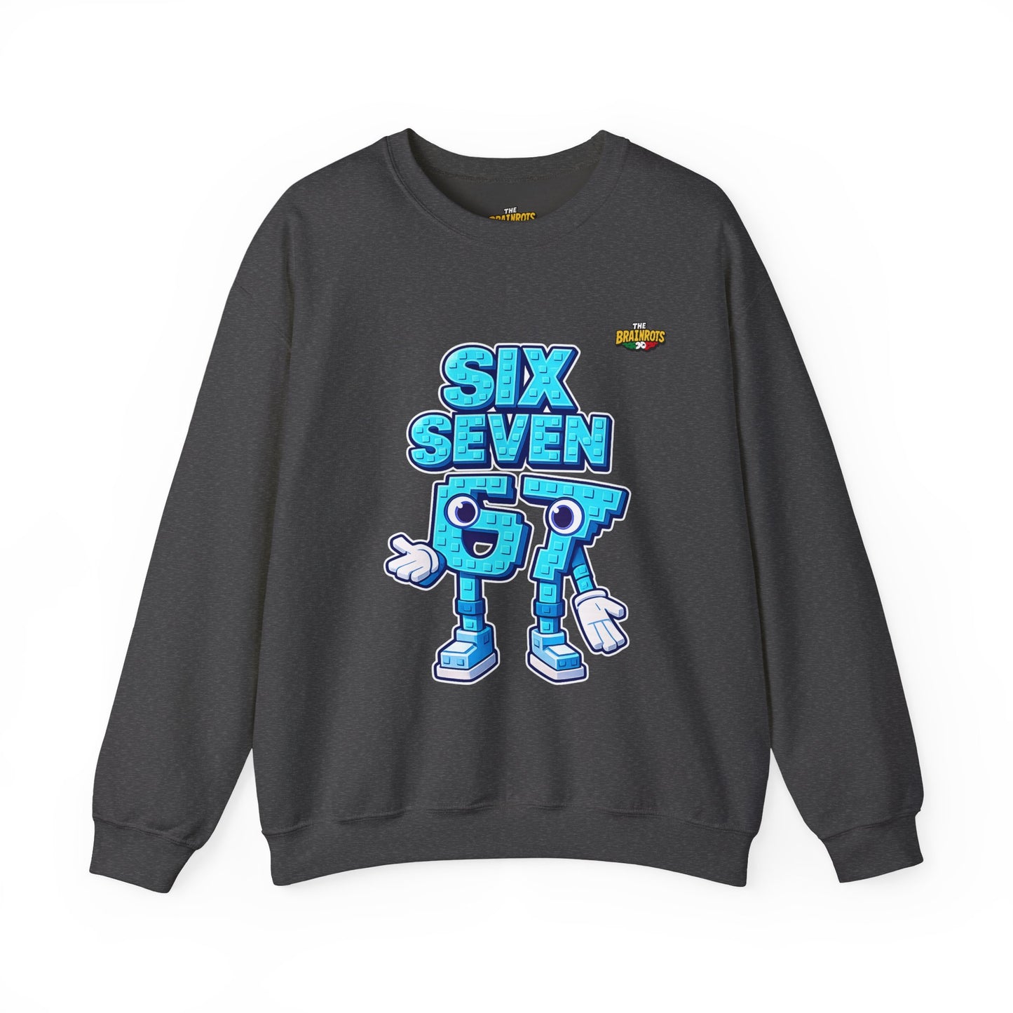 Felpa senza Cappuccio unisex The Brainrtos 67 #2 - Retro Pixel '97' Crewneck Sweatshirt