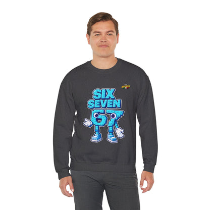 Felpa senza Cappuccio unisex The Brainrtos 67 #2 - Retro Pixel '97' Crewneck Sweatshirt