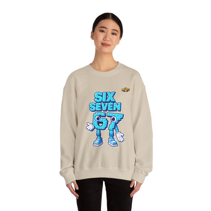 Felpa senza Cappuccio unisex The Brainrtos 67 #2 - Retro Pixel '97' Crewneck Sweatshirt