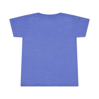 T-Shirt Prima Infanzia - Collezione The Brainrot 67 Six Seven #1 - Cute Blue Block Letter Character (G) Kids Tee